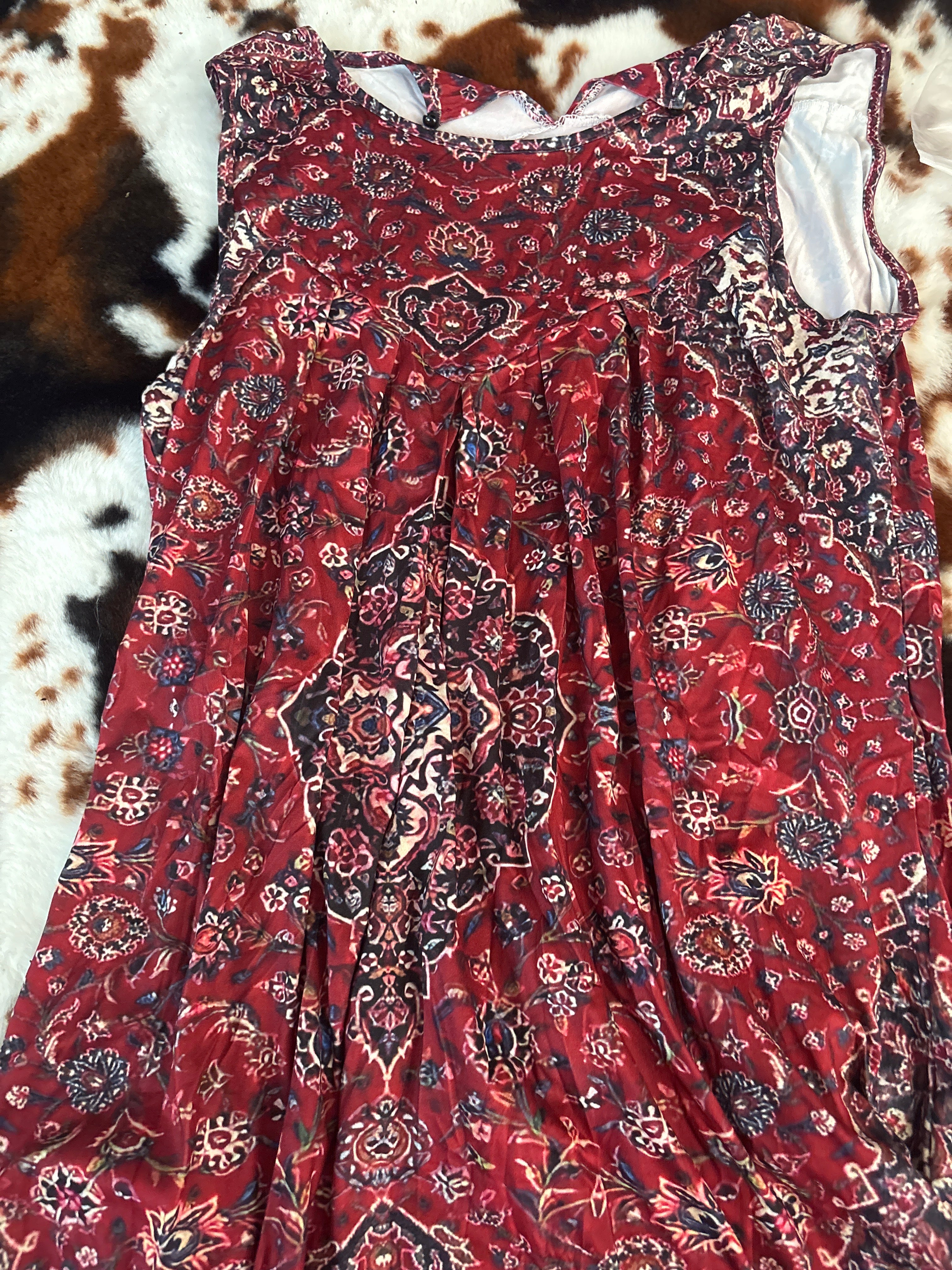 Burgundy Women’s Dress