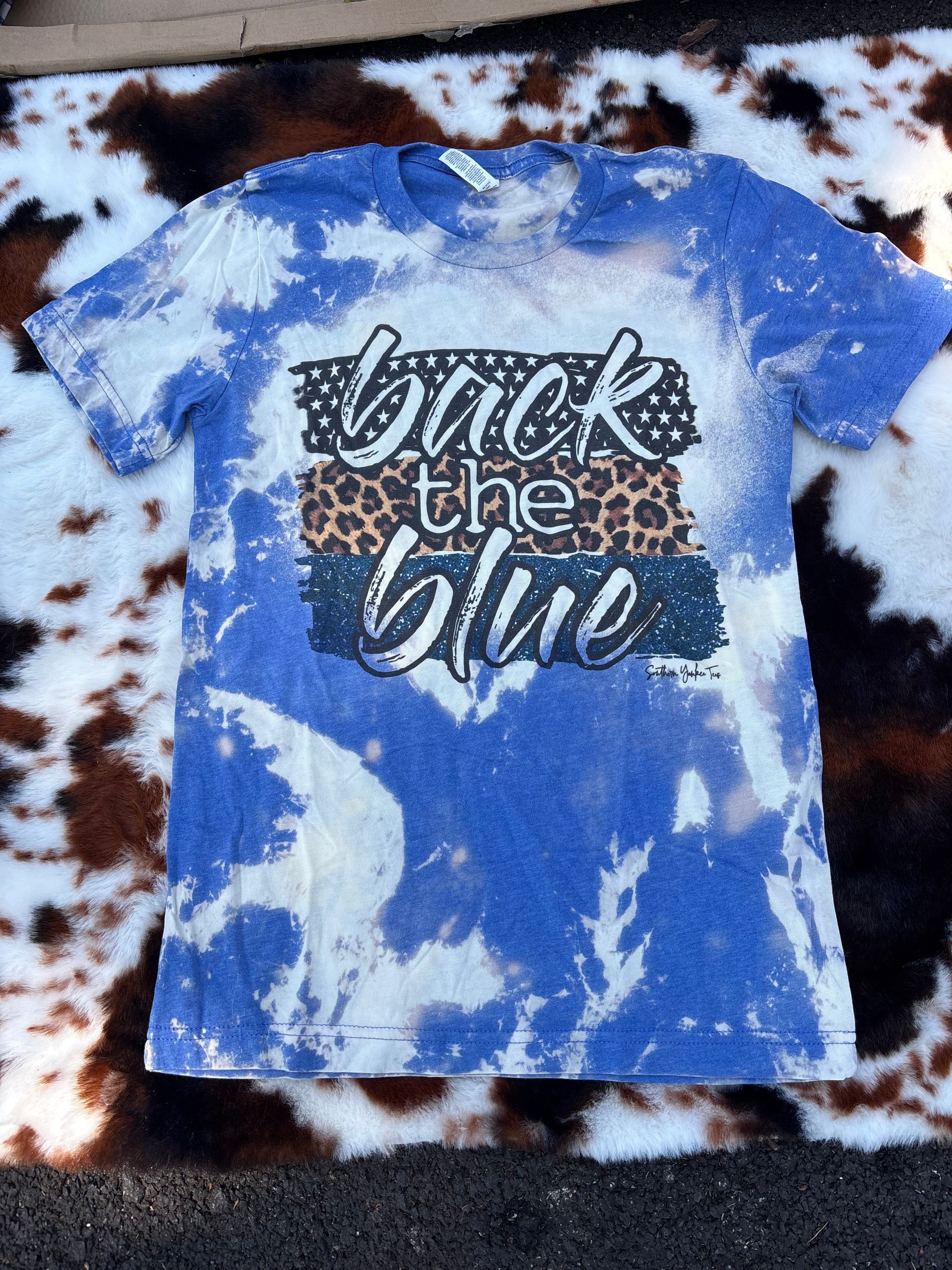 Back the blue shirt